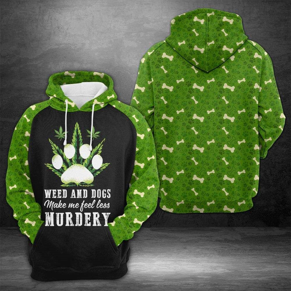 Beagle Pattern All-Over 3D Print Hoodie
