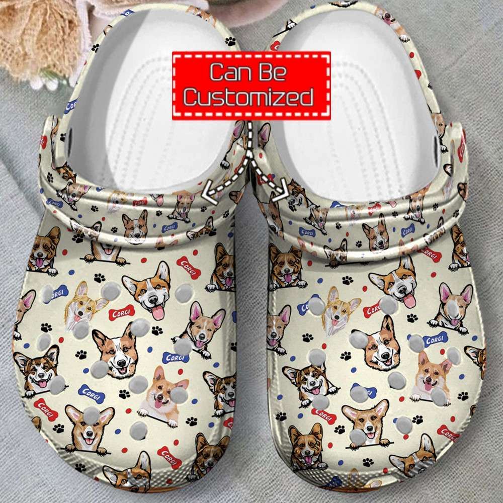Corgi Butt Classic Clog Sandals
