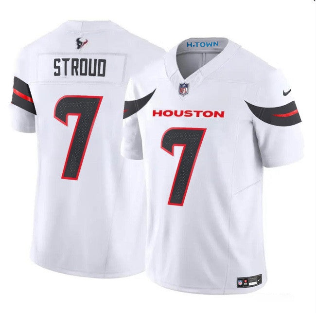 Houston Texans Custom White 2024 FUSE Jersey