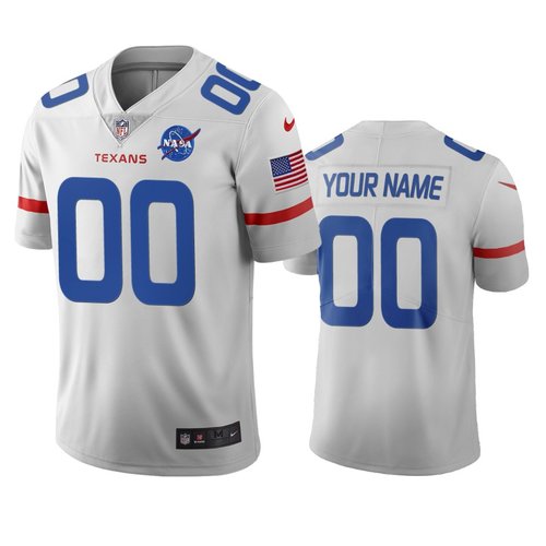 Houston Texans Custom White Jersey