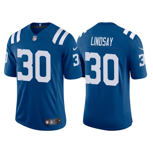 Indianapolis Colts #30 Phillip Lindsay Blue Jersey