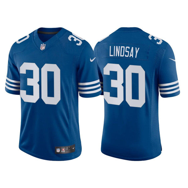 Indianapolis Colts #30 Phillip Lindsay New Blue Jersey