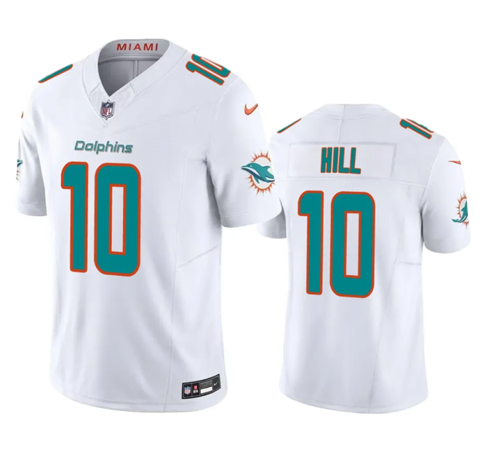 Miami Dolphins #10 Tyreek Hill White 2023 FUSE Jersey
