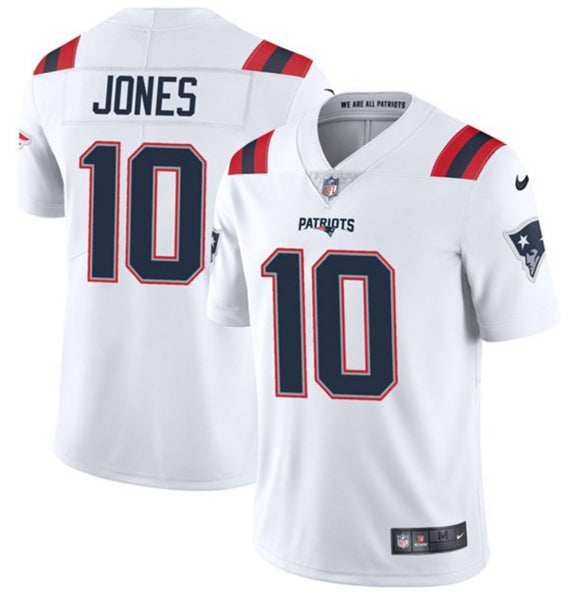 New England Patriots #10 Mac Jones 2021 White Jersey