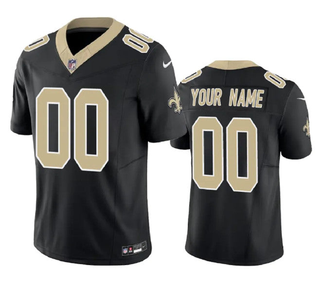 New Orleans Saints Custom Black 2023 FUSE Jersey