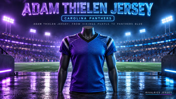 Adam thielen jersey cover image — Adam Thielen Jersey: From Vikings Purple to Panthers Blue