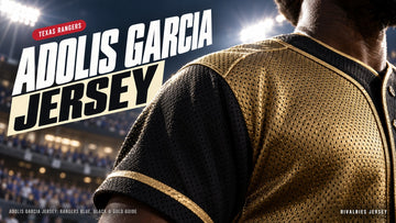 Adolis garcia jersey cover image — Adolis Garcia Jersey: Rangers Blue, Black & Gold Guide
