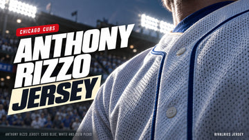Anthony rizzo jersey cover image — Anthony Rizzo Jersey: Cubs Blue, White and 2016 Picks