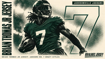 Brian thomas jr jersey cover image — Brian Thomas Jr Jersey: Jaguars No. 7 Draft Styles