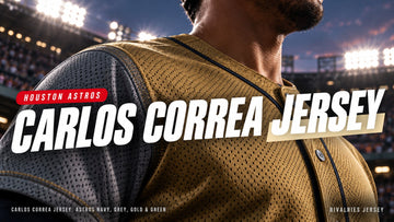 Carlos correa jersey cover image — Carlos Correa Jersey: Astros Navy, Grey, Gold & Green