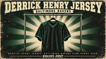 Derrick henry jersey cover image — Derrick Henry Jersey: Baltimore Ravens King Henry Gear