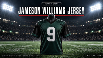 Jameson Williams jersey cover image — Jameson Williams Jersey: Lions No. 9 Styles & Fit