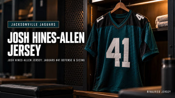 Josh hines-allen jersey cover image — Josh Hines-Allen Jersey: Jaguars #41 Defense & Sizing