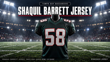 Shaquil Barrett jersey cover image — Shaquil Barrett Jersey: Bucs #58 Super Bowl LV Guide