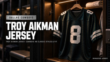 Troy aikman jersey cover image — Troy Aikman Jersey: Cowboys #8 Classic Styles & Fit