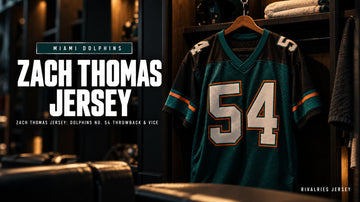 Zach thomas jersey cover image — Zach Thomas Jersey: Dolphins No. 54 Throwback & Vice