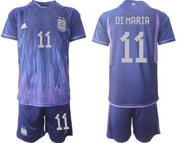 Di Maria Argentina National Team purple Away jersey