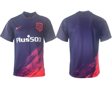 Custom Atletico Madrid blue Away jersey