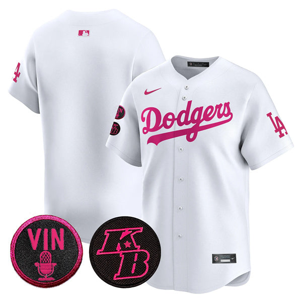 Custom Los Angeles Dodgers white Vapor jersey
