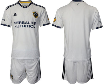 Custom LA Galaxy white Home jersey