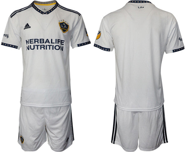 Custom LA Galaxy white Home jersey