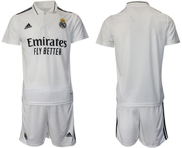 Custom Real Madrid white Home jersey