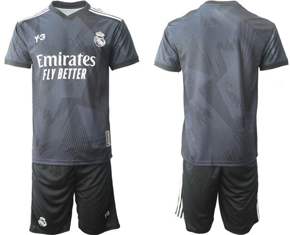 Custom Real Madrid black jersey
