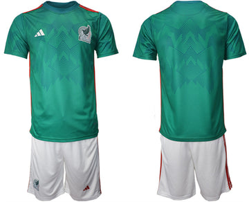 Custom Mexico National Team green Home jersey