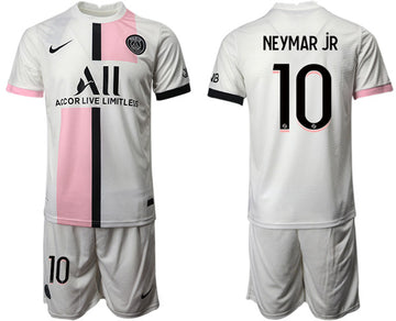 Neymar Jr Paris Saint-Germain white Away jersey