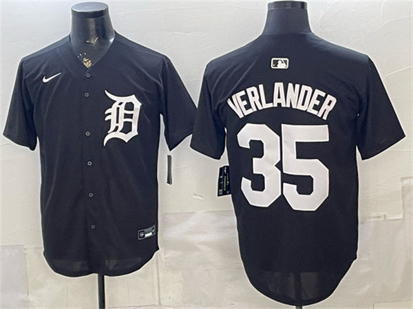 Justin Verlander Detroit Tigers black Limited jersey