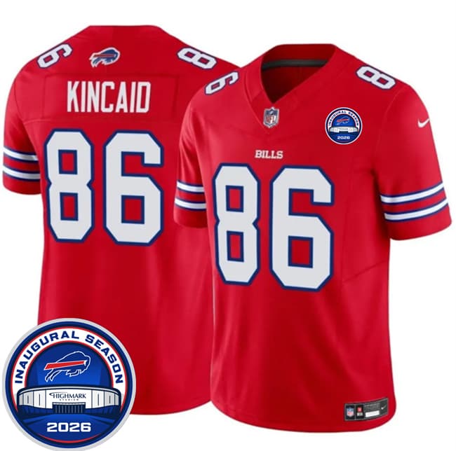 Dalton Kincaid Buffalo Bills red jersey