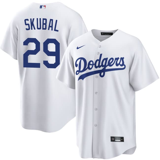 Tarik Skubal Los Angeles Dodgers white jersey