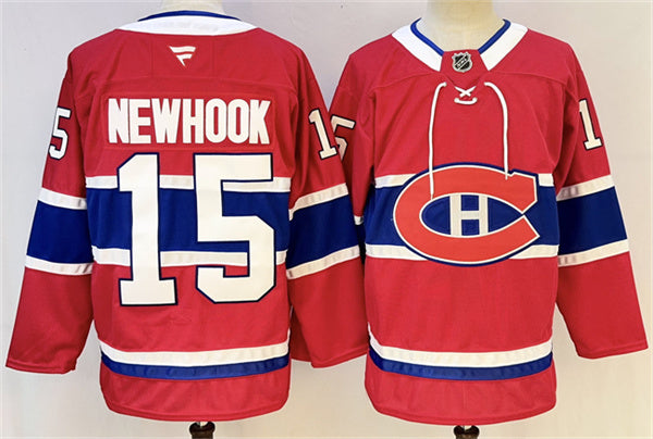 Alex Newhook Montreal Canadiens red jersey