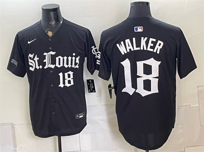 Jordan Walker St. Louis Cardinals black Vapor jersey