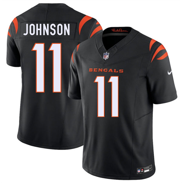 Josh Johnson Cincinnati Bengals black Vapor jersey