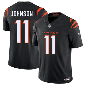 Josh Johnson Cincinnati Bengals black Vapor jersey