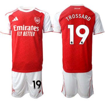 Leandro Trossard Arsenal red Home jersey