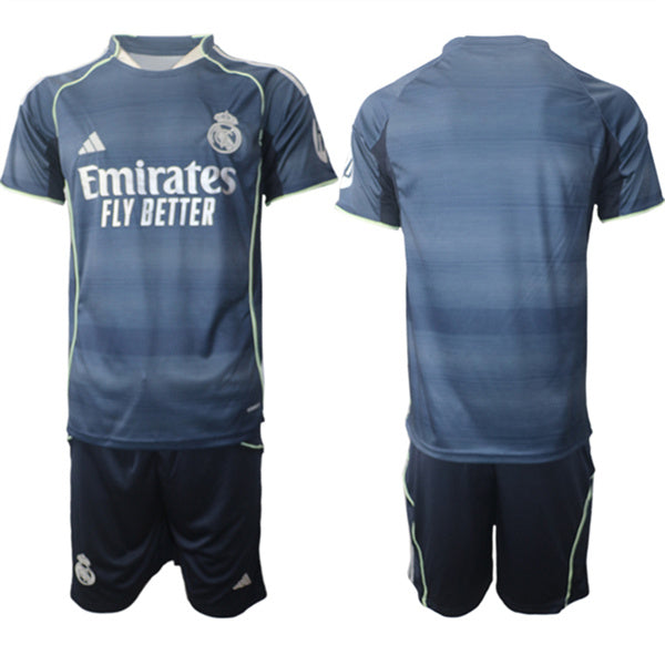 Custom Real Madrid navy Away jersey