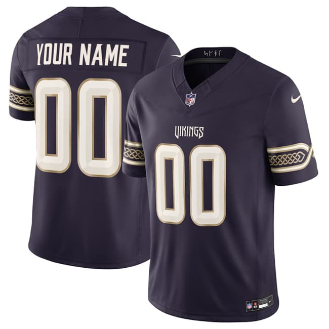 Custom Minnesota Vikings purple Untouchable jersey