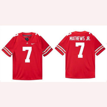Jermaine Mathews Jr Ohio State Buckeyes scarlet jersey