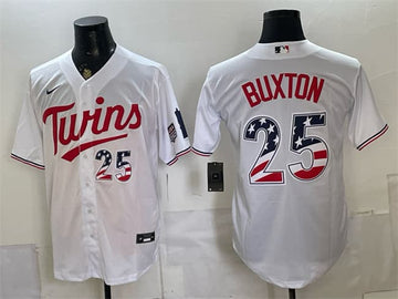 Byron Buxton Minnesota Twins white jersey