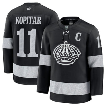 Anze Kopitar Los Angeles Kings black Alternate jersey
