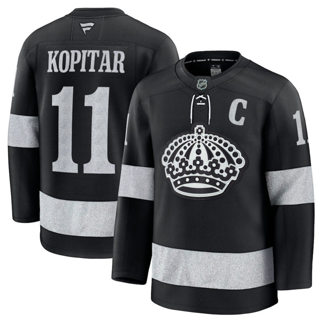 Anze Kopitar Los Angeles Kings black Alternate jersey