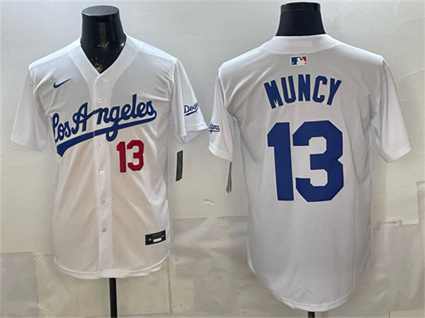 Max Muncy Los Angeles Dodgers white Alternate jersey