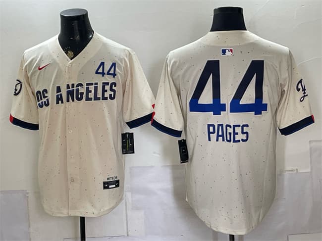 Andy Pages Los Angeles Dodgers cream City Connect jersey