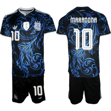 Diego Maradona Argentina National Team black Away jersey