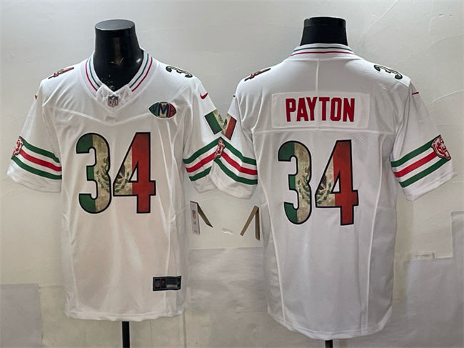 Walter Payton Chicago Bears white jersey