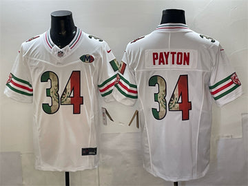 Walter Payton Chicago Bears white jersey