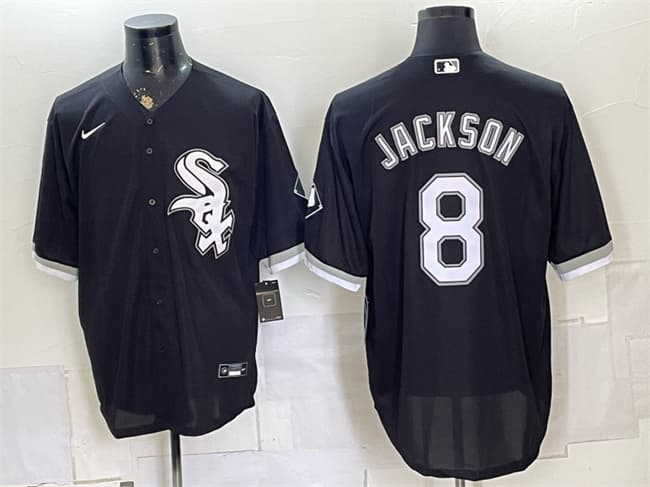 Bo Jackson Chicago White Sox black jersey