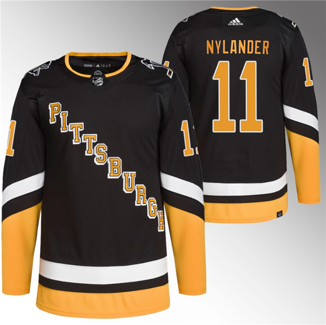 Alex Nylander Pittsburgh Penguins black jersey